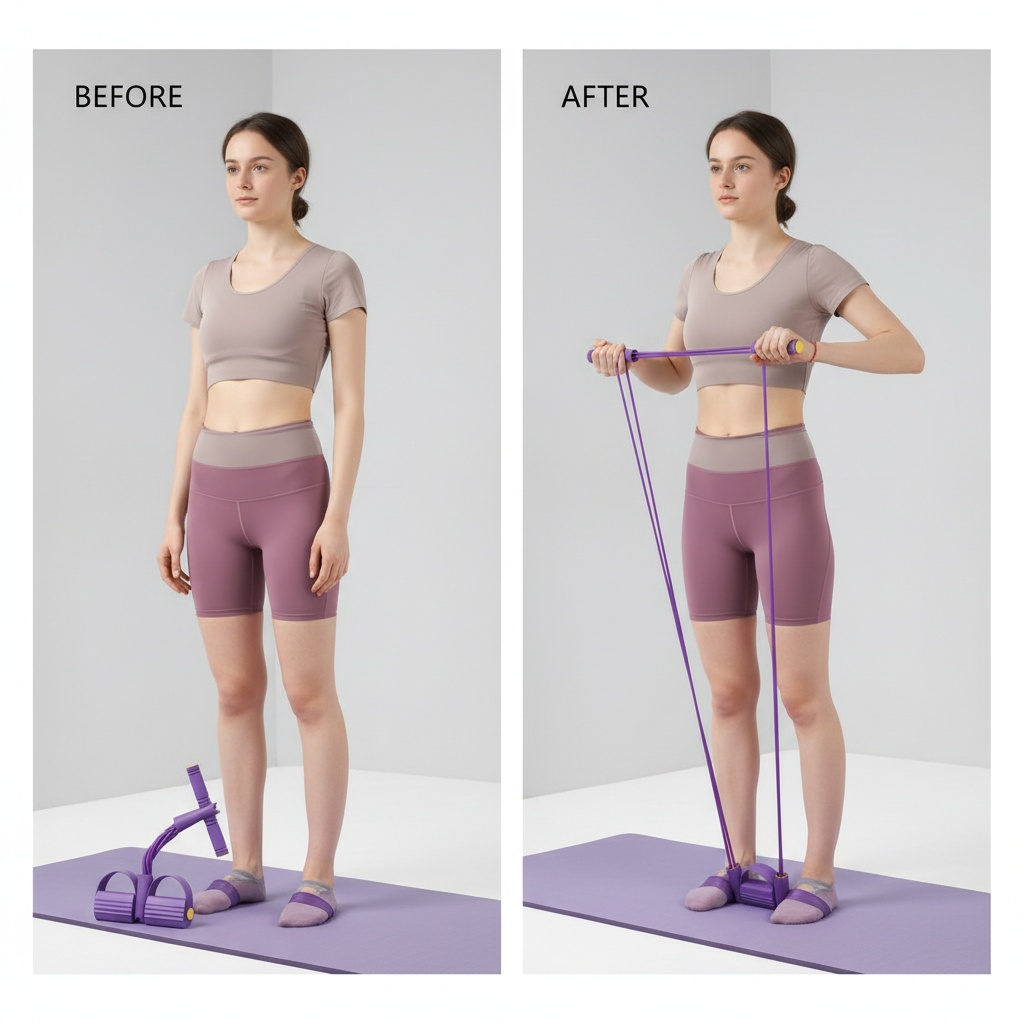 Élastique Fitness 4 Tubes